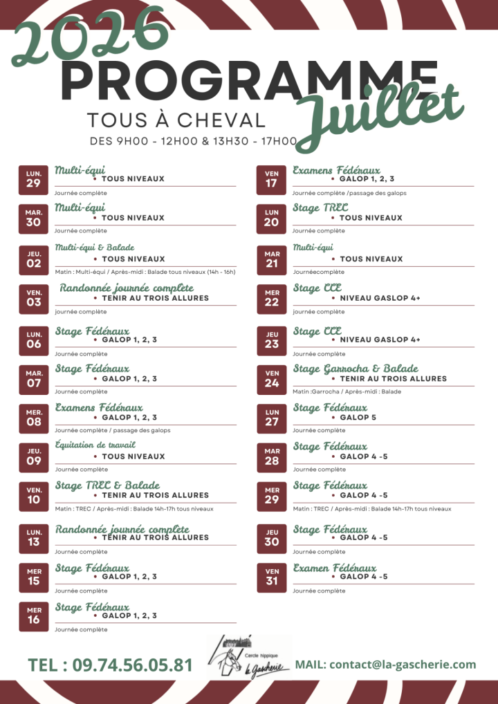 vacances d'été Gascherie 2